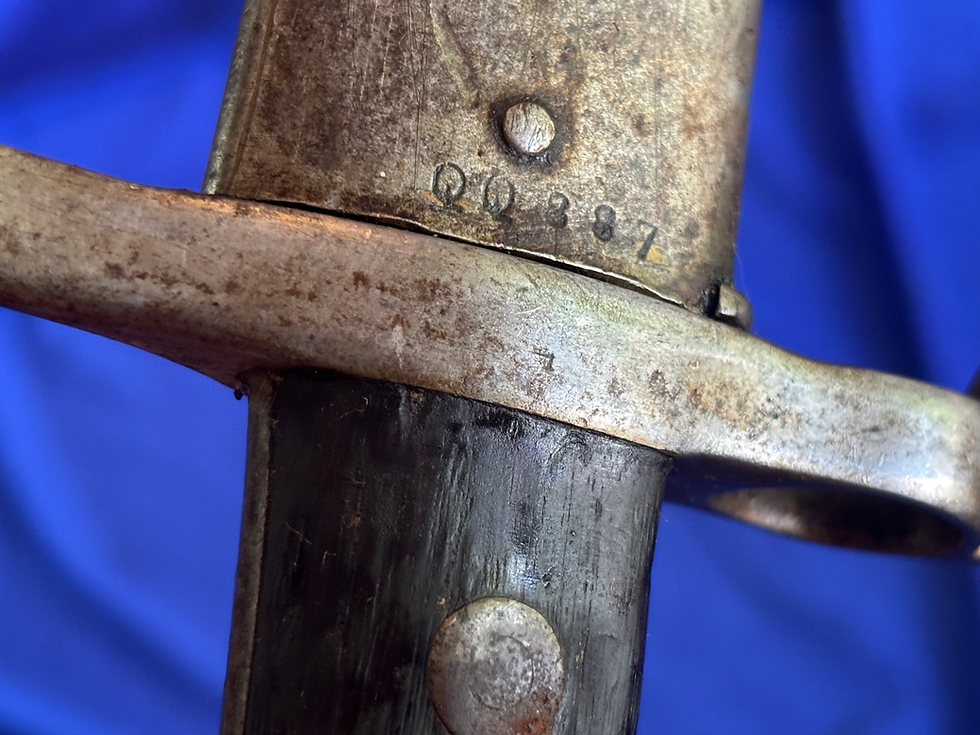 Thumbnail: 1886 Kropatschek sword bayonet (J138)