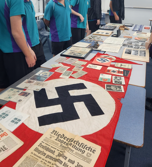Military history displays for schools by Sabre Militaria