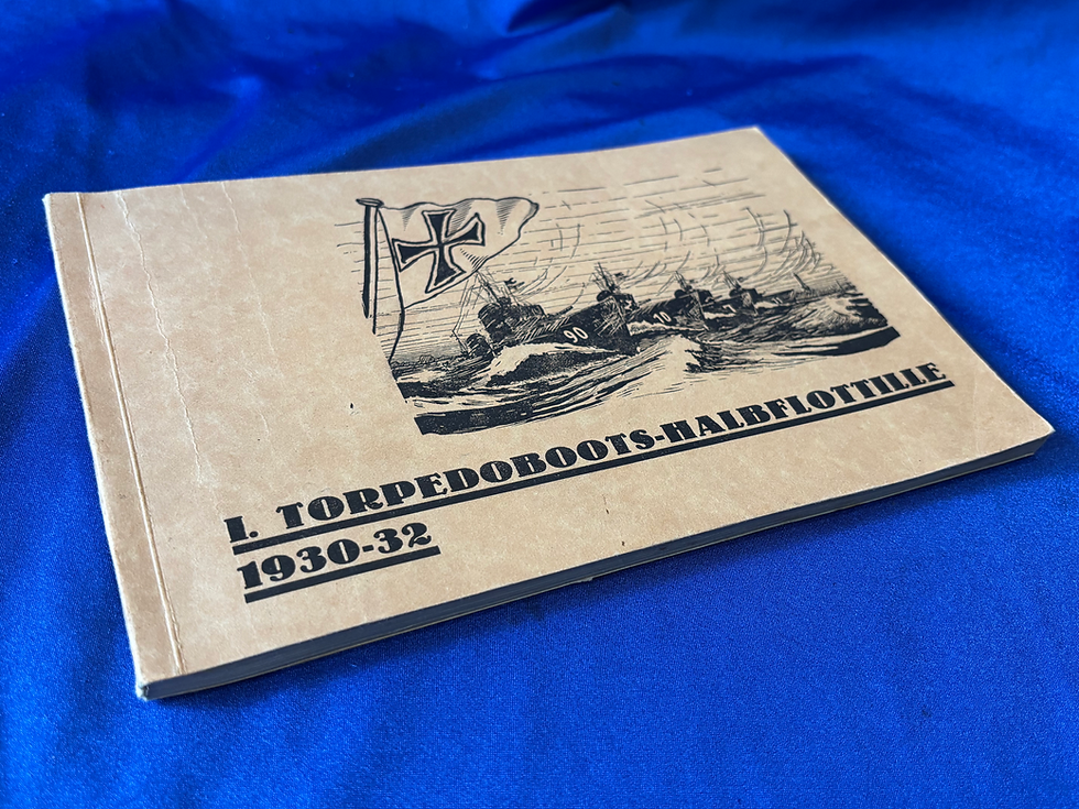 Thumbnail: German inter-war Torpedo Boat book (G989)