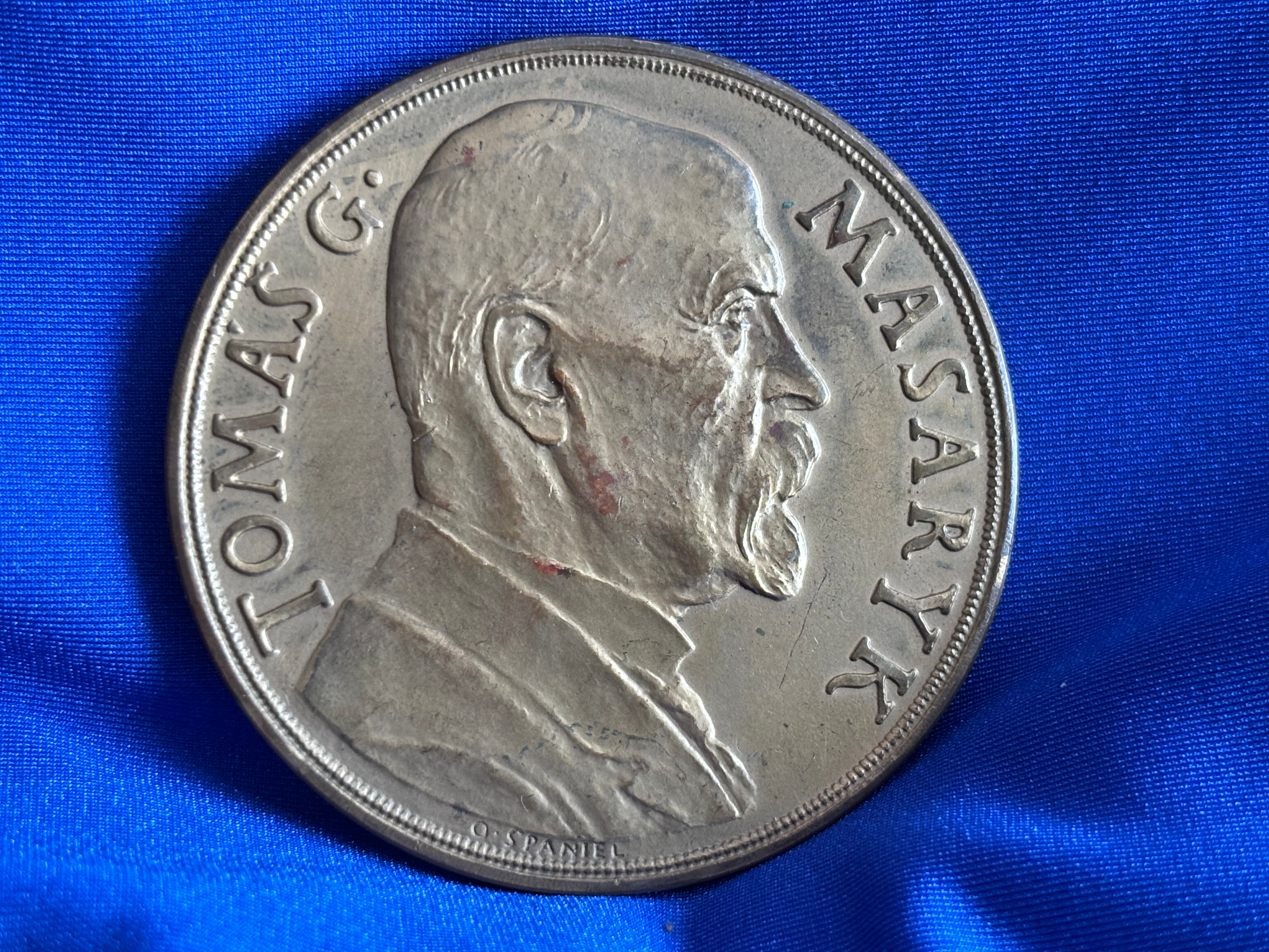Czech 1935 1st President Anniversary Coin (G891)