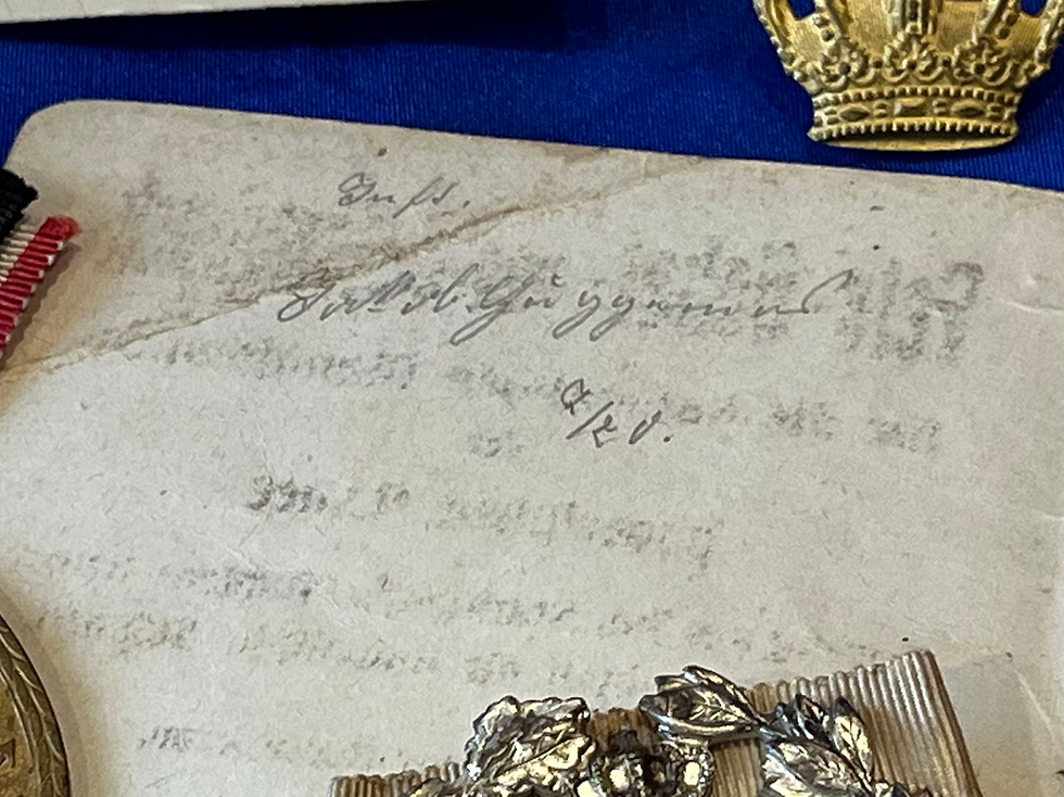 Thumbnail: WW1 Bavarian Soldier Medal, Photo, Card grouping (G435)