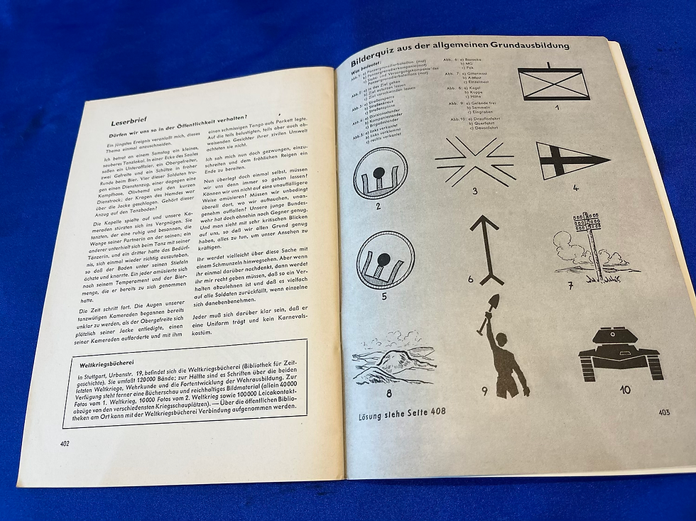 Thumbnail: Bundeswehr Monthly Magazines 1960 full set (