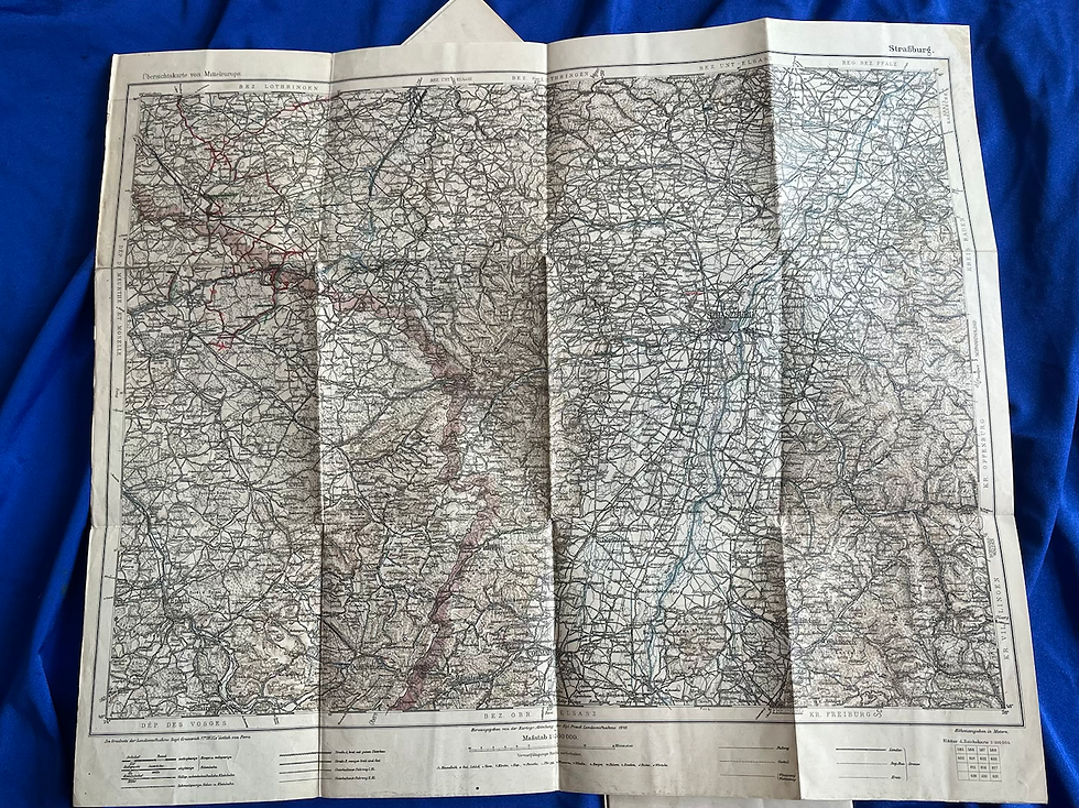 Thumbnail: Set of 3 German Military pre- WW1 maps G413)