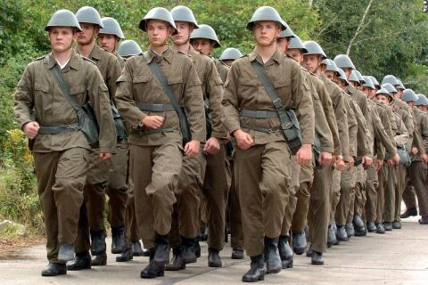 East German Army / NPA 'Rain Pattern' Uniforms and Equipment