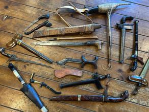Antique knives, swords and bayonets for sale