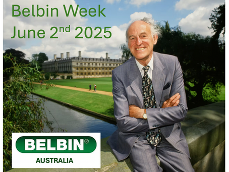 Belbin Week: June 2nd 2025 to honour the life and work of Dr Meredith Belbin