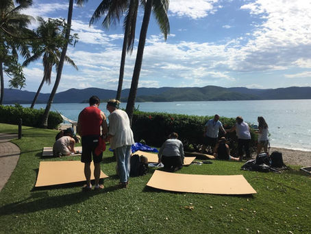 Daydream Island team building with a Survivor theme in the beautiful Whitsundays