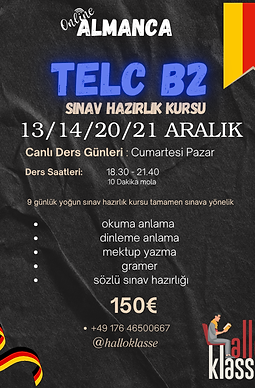 B2 Sınav hazırlık kursu