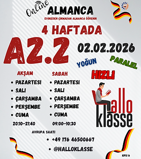 A2.2 Hızlı Almanca Kursu
