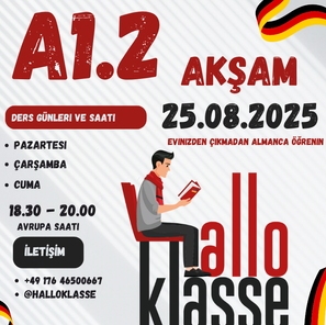 Almanca A1.2 Kursu - Aile Birleşimi Kursu