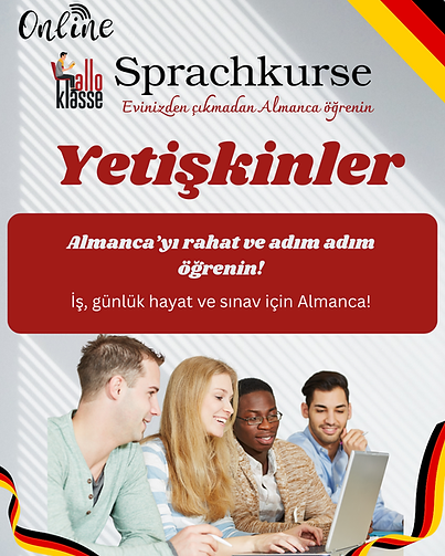 Yetişkinler için Almanca kursu