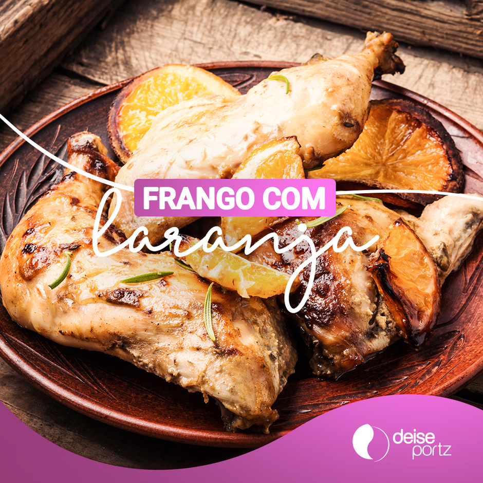 Frango Assado com Laranja