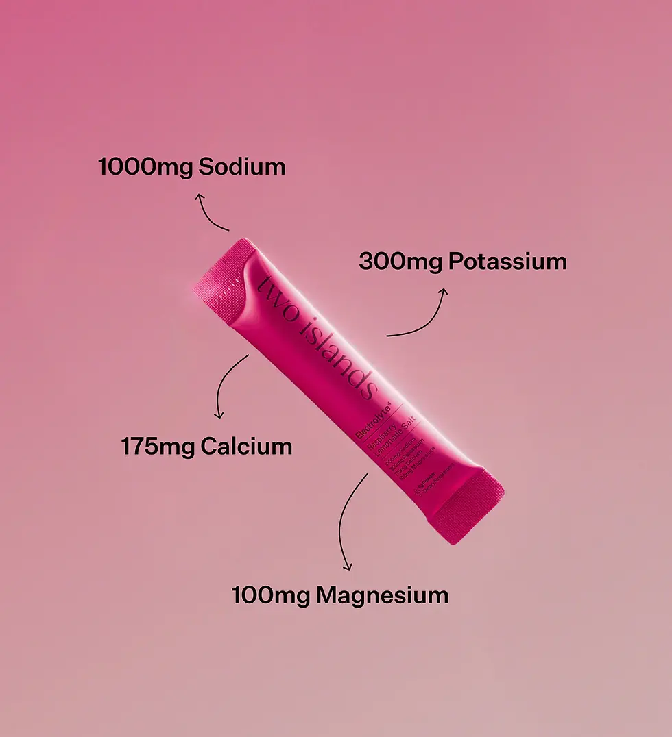 Thumbnail: Two Islands Electrolyte - Raspberry Lemonade Salt 25 x 6g