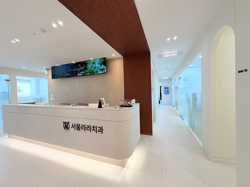 리셉션 안내데스크 전경