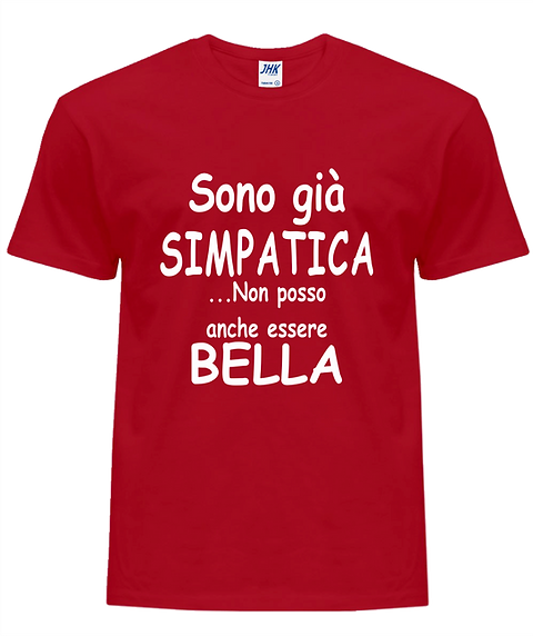 T-Shirt Donna In Cotone Basic, Vestibilità Super, Scritta Divertente 'Only Alberto Can Judge Me', Made In Italy, Bianca (Taglia S)