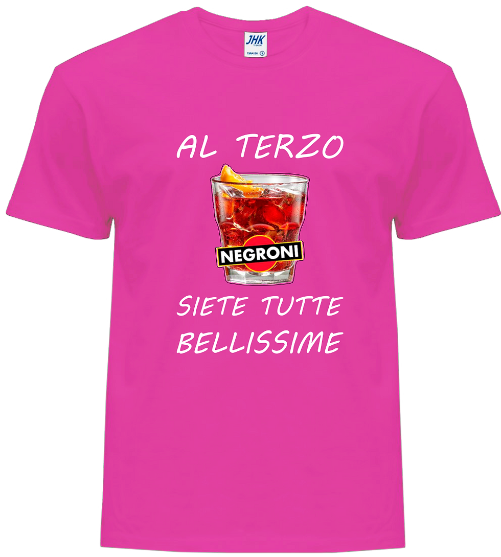 Thumbnail: T-Shirt  Al terzo Negroni siete Tutte Bellissime  Maglietta