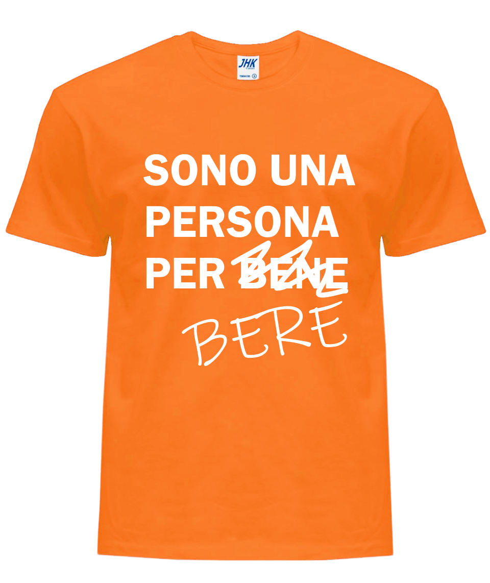 Thumbnail: T-shirt  SONO UNA PERSONA PER BERE  Maglietta