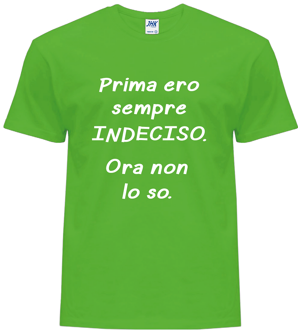 Miniaturbild: T-Shirt  Prima ero sempre indeciso....Ora non lo so  Maglietta