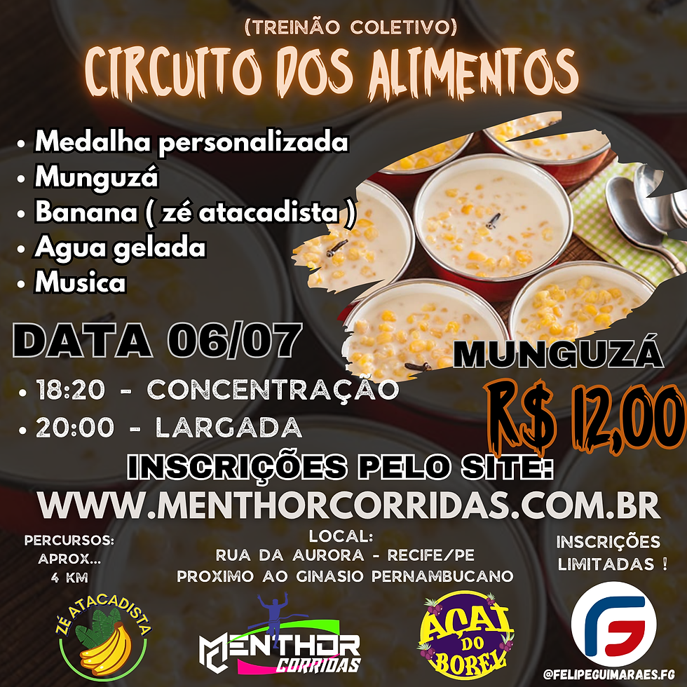 CIRCUITO DOS ALIMENTOS - MUNGUZÁ