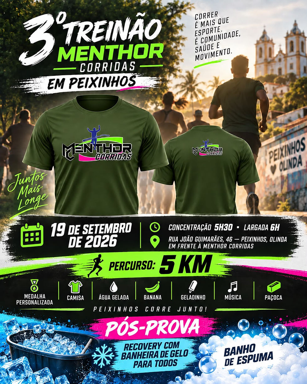 TREINÃO MENTHOR CORRIDAS 3