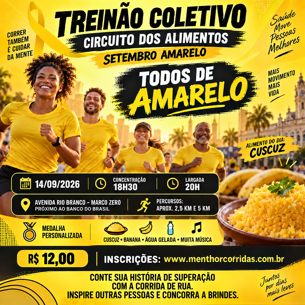 CIRCUITO DOS ALIMENTOS - SETEMBRO AMARELO