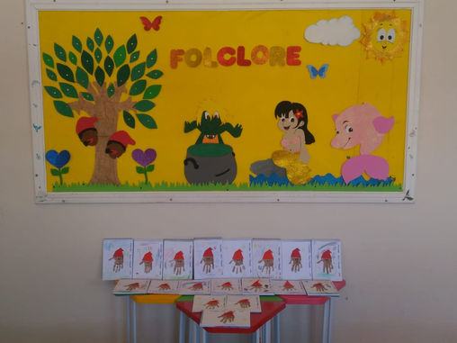 Vivenciando a semana do Folclore, infantil 1 - professora Bruna