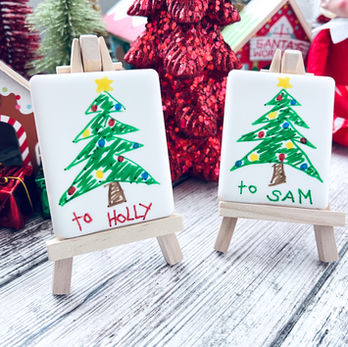 Elf Art Cookies