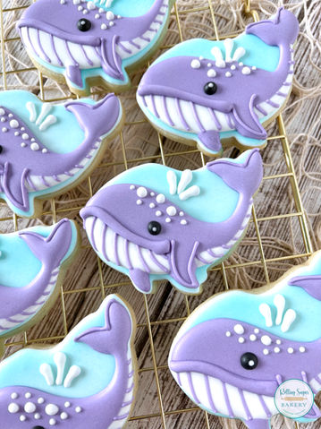 whale cookies