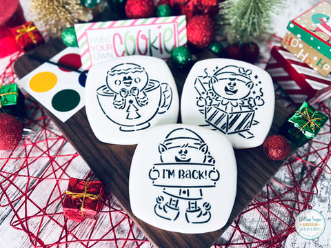 Paint-Your-Own Christmas Cookie