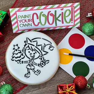 Paint-Your-Own Christmas Cookie
