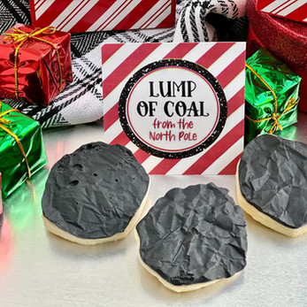 Lump of Coal Cookies