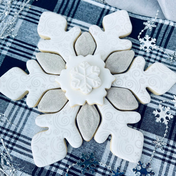 Snowflake cookies