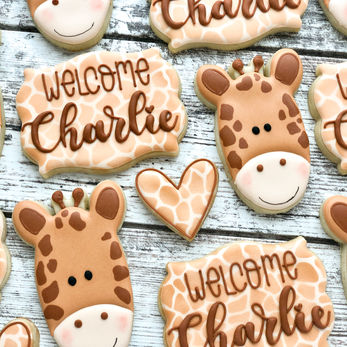 Baby Giraffe Cookies