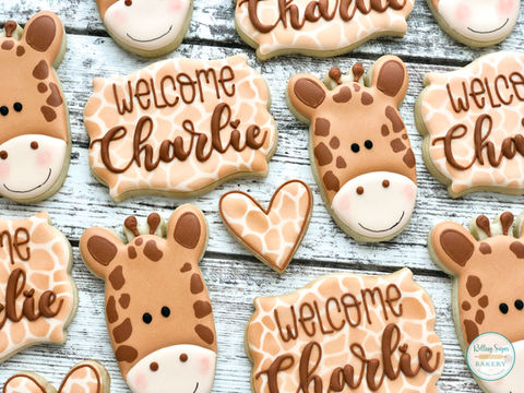 Baby Giraffe Cookies