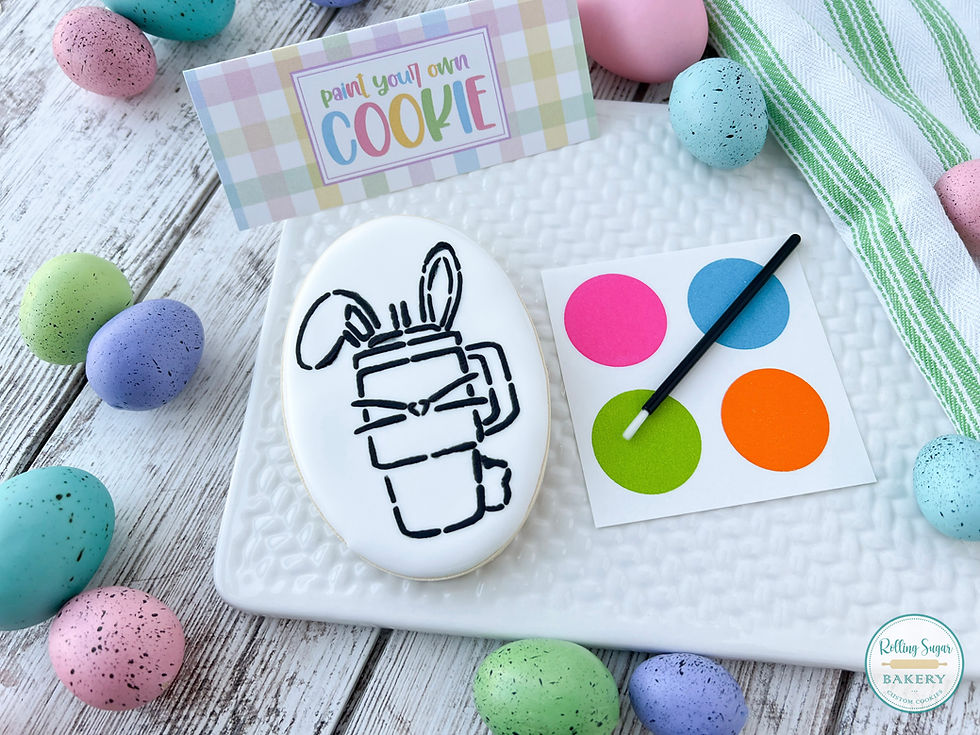 Thumbnail: Paint-Your-Own Bunny Cup Cookie