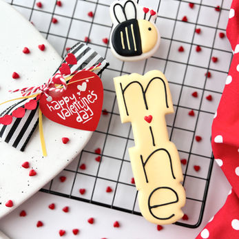 Bee Mine Valentine Cookies