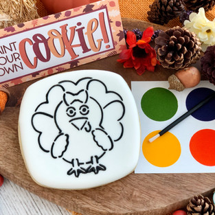 Paint-Your-Own Thanksgiving Cookie