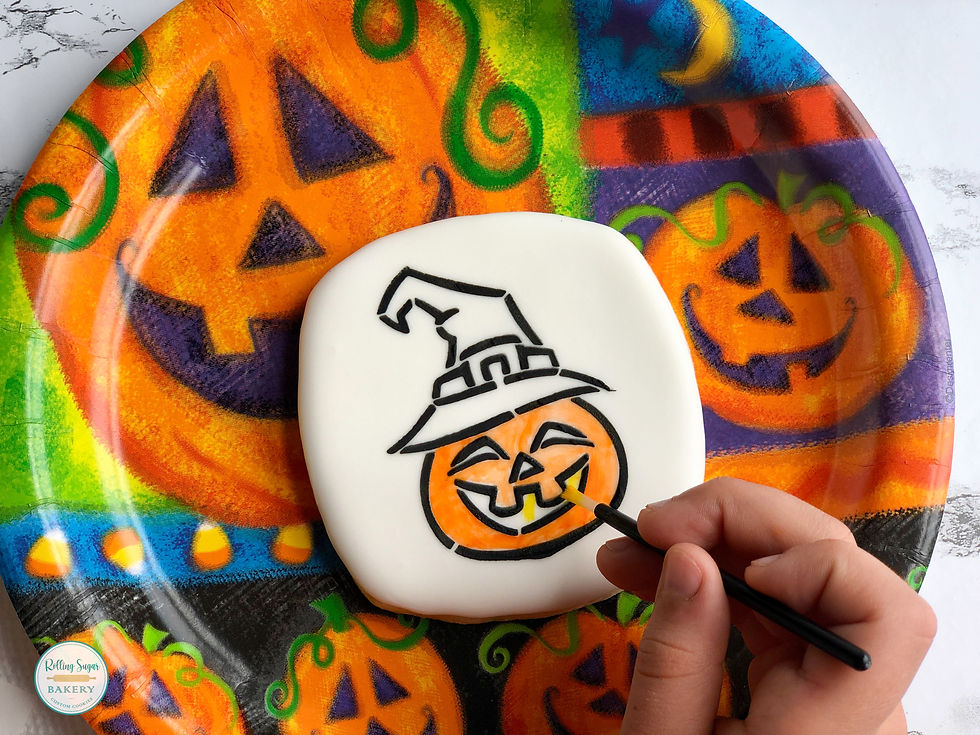 Thumbnail: Paint-Your-Own Halloween Cookie
