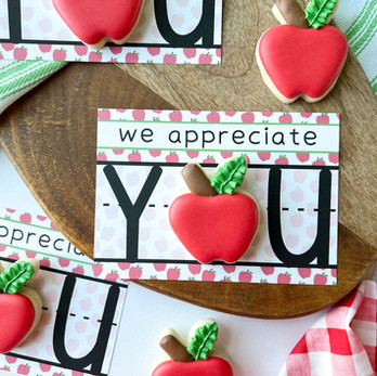 Teacher Appreciation Cookies