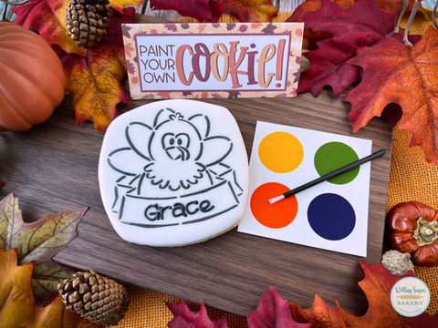 Paint-Your-Own Thanksgiving Cookies