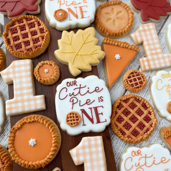 Cutie Pie Birthday Cookies