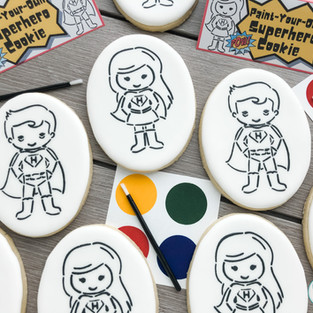 Superhero Cookies