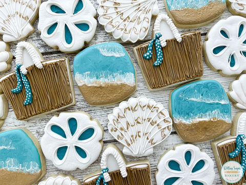 beach cookies