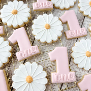 Daisy Birthday Cookies