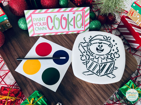 Paint-Your-Own Christmas Cookie