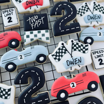 Two Fast Birthday Cookies