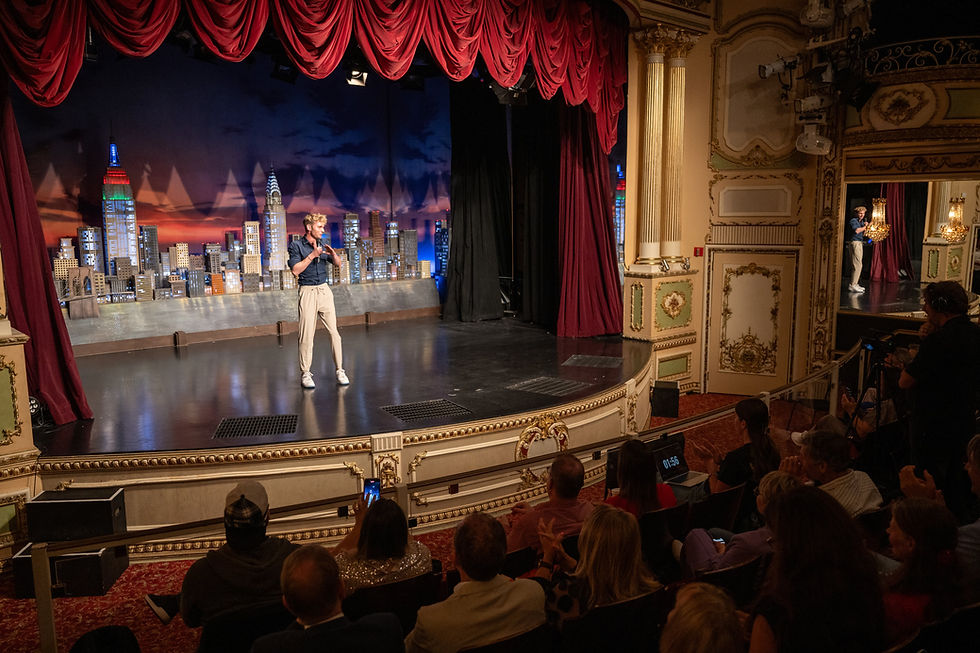 Veit Schwiemann auf der Bühne