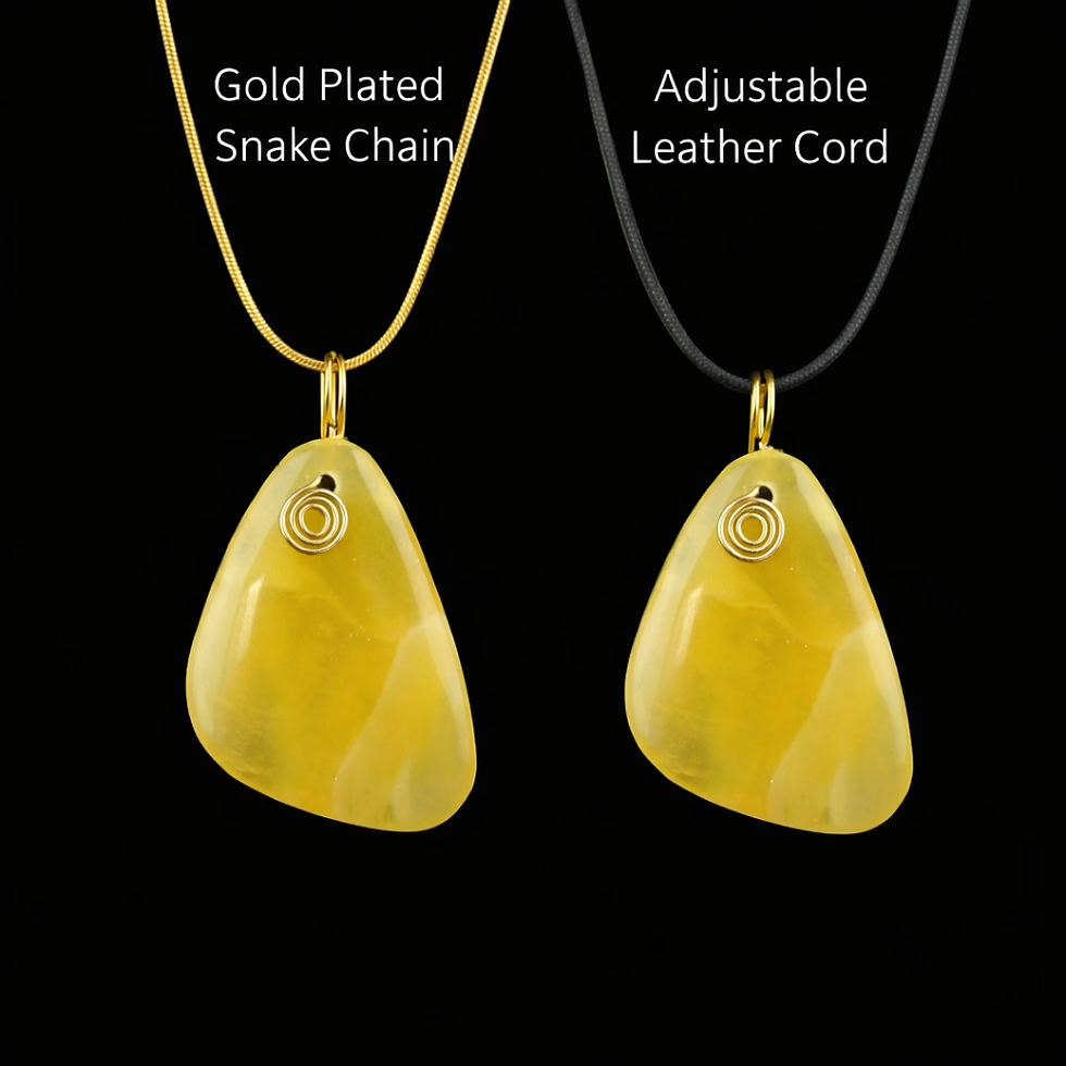 Thumbnail: Orange Calcite Pendant - Reiki Infused