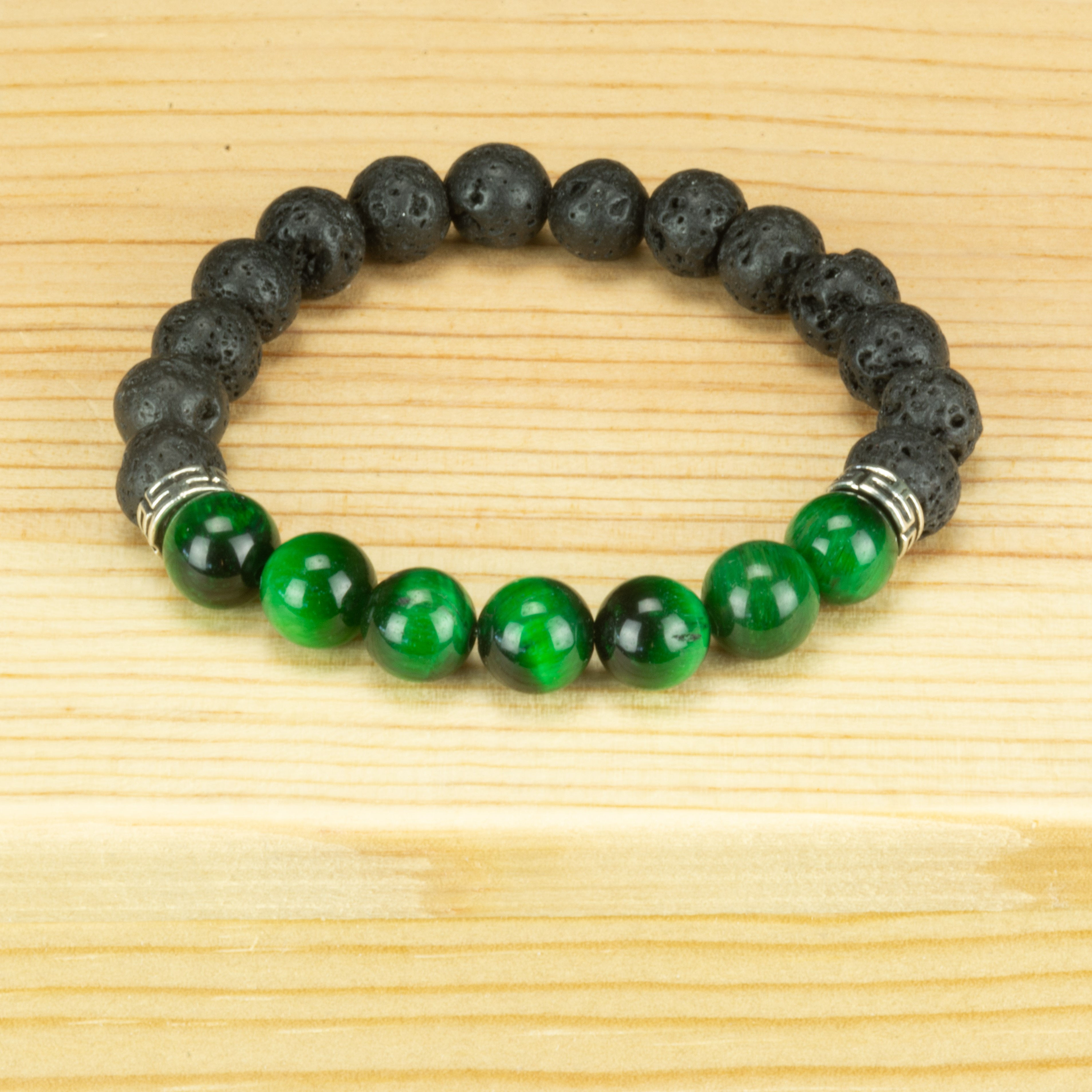 Shape Shifter Bracelet with Lava Stones