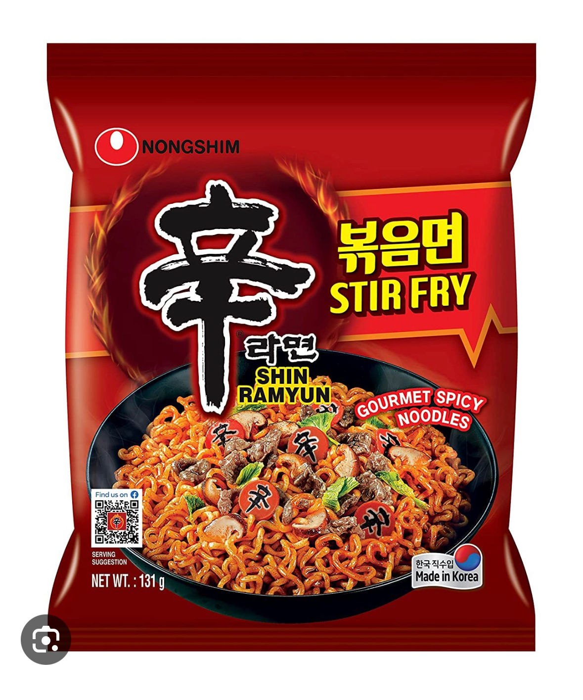 Shin Ramyun Stir Fry